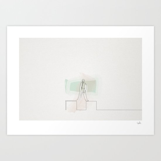 John Keating Linea Art Print