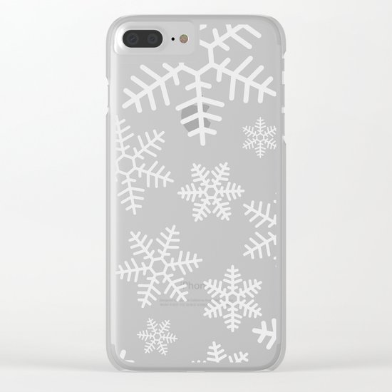 Winter Wander Clear iPhone Case