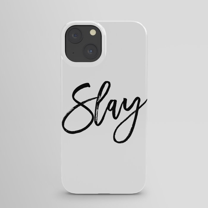 Fashion Poster Fashion Wall Art Typography Print Quote Girl Room Decor SLAY Béyonce Beyonce Quote iPhone Case