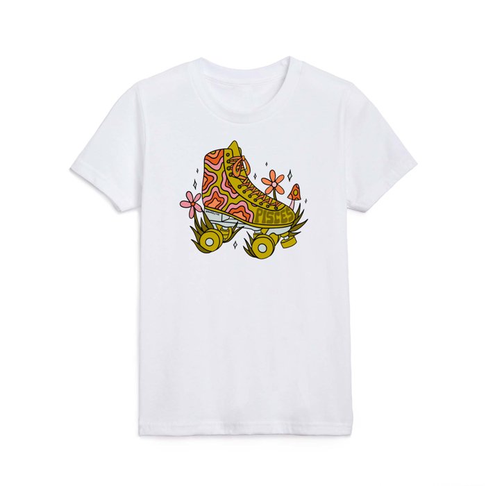Pisces Roller Skate Kids T Shirt