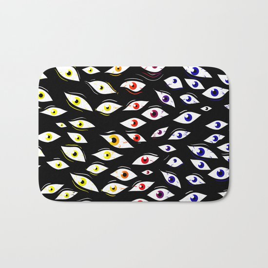 Eyes All Over Bath Mat