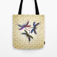 DRAGONFLY CIRCLE 2 Tote Bag