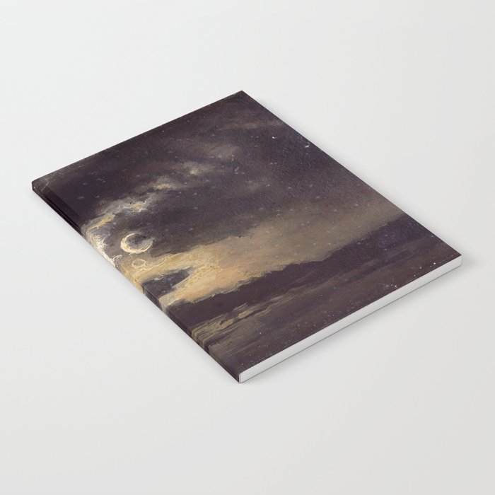 "Clouds in Moonlight" by Knud Baade, 1843 Notebook