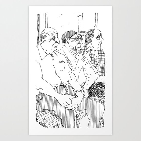 Waiting #3 Art Print