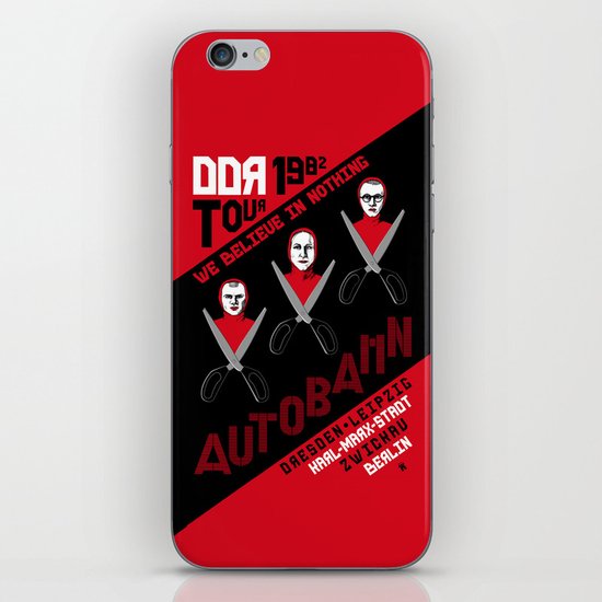 Autobahn--East German Tour 1982 iPhone & iPod Skin