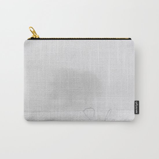 Winter scenery with tree fog Carry-All Pouch