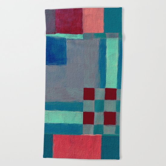 Urban Intersections 4 Beach Towel