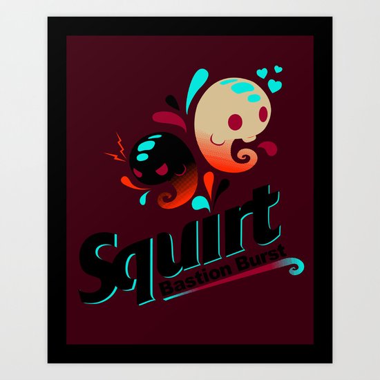 Squirt Art Print