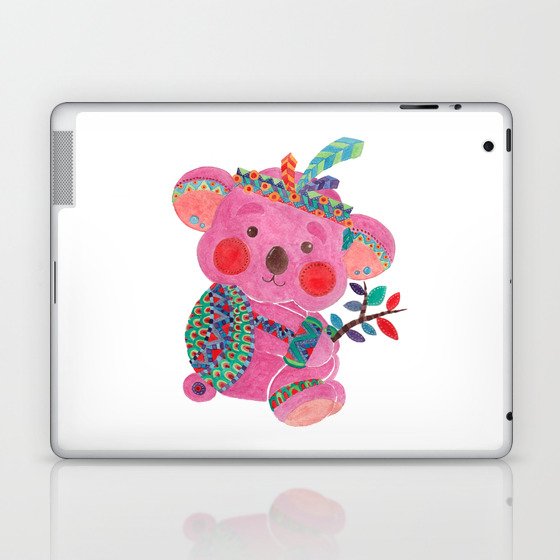 The Pink Koala Laptop & iPad Skin