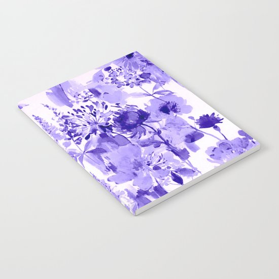 floral Delft blue Notebook