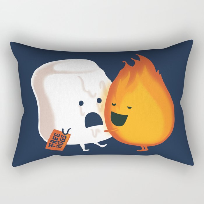 Friendly Fire Rectangular Pillow