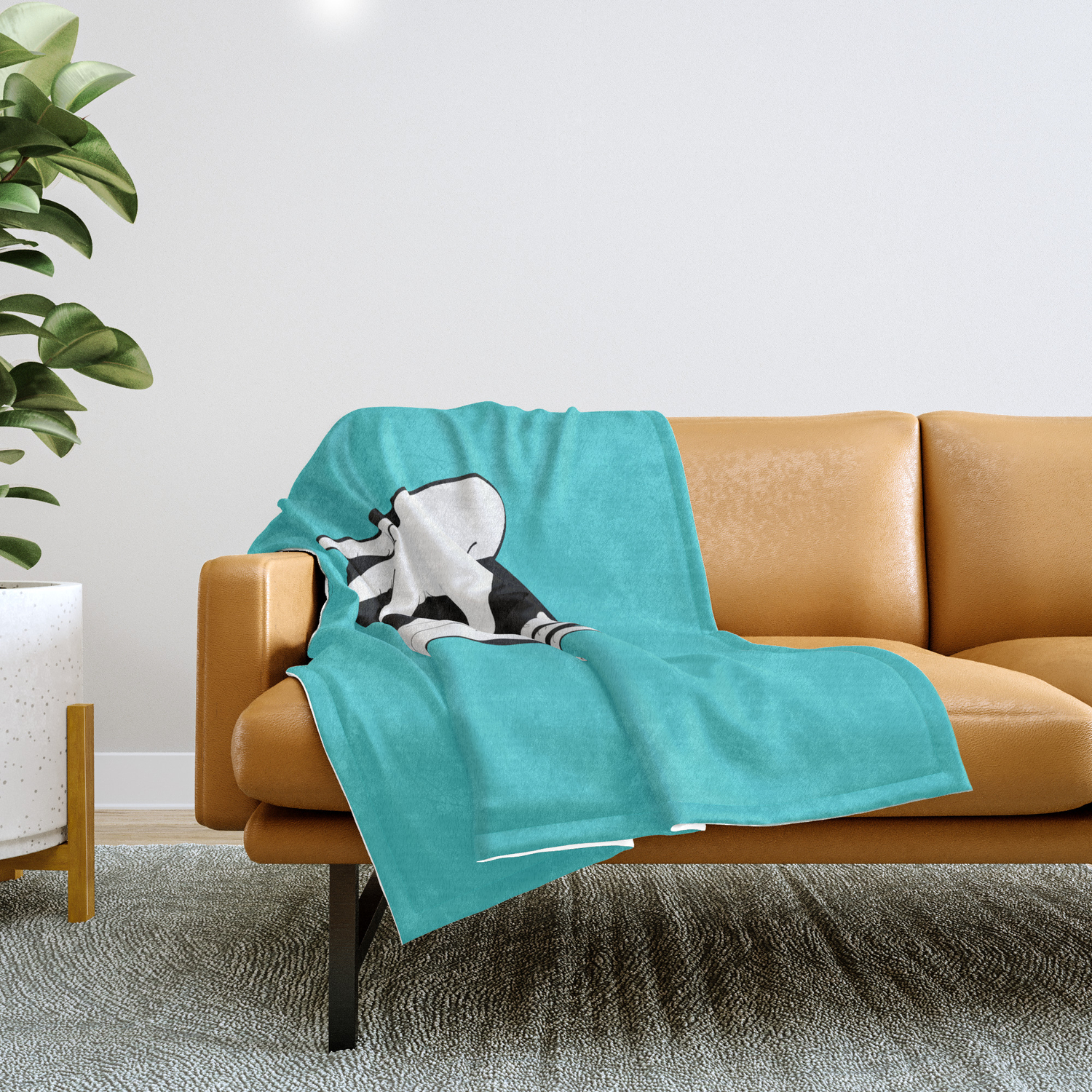 Sign Language Asl Interpreter White On Black 11 Throw Blanket