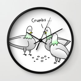 Crumbs Wall Clock
