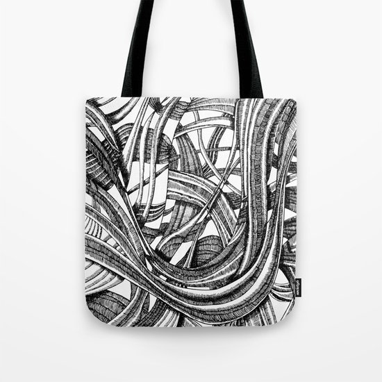 Into The Wild (b&w version) Tote Bag