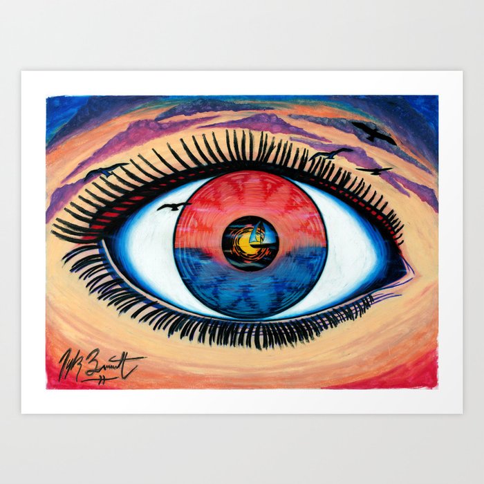 EyeSet Art Print