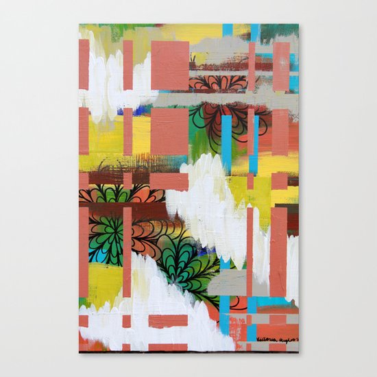 "cloudy color" Canvas Print
