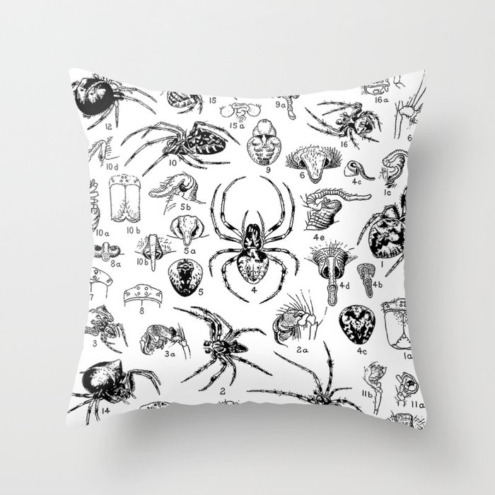 American spiders Throw Pillow