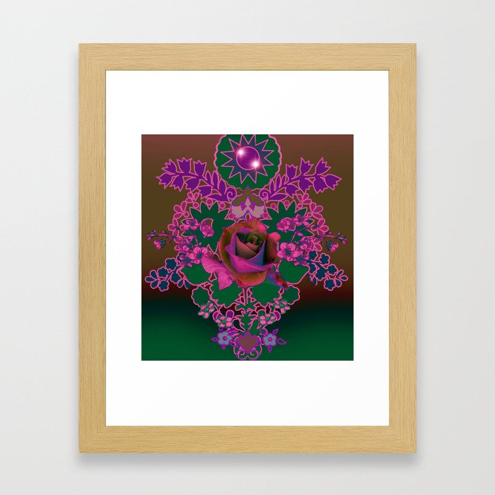 Flower Power Framed Art Print