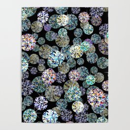 A Field of Gemstones Poster