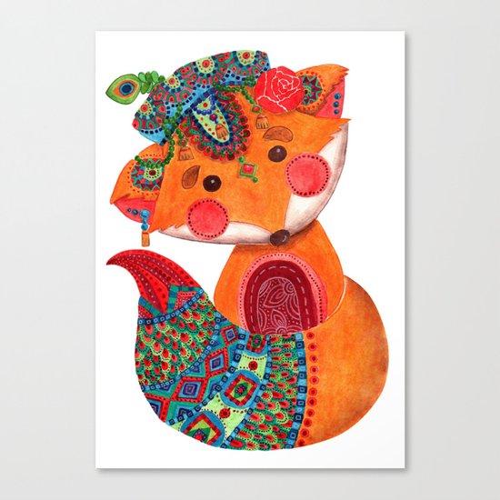 The Prince of Fox Canvas Print