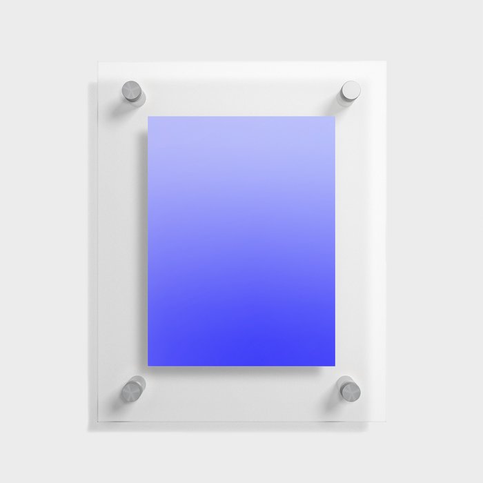 31  Blue Gradient 220506 Aura Ombre Valourine Digital Minimalist Art Floating Acrylic Print