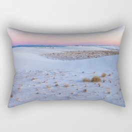 White Sand Evening Rectangular Pillow