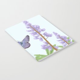 Karner Blue - The Endangered, with Wild Lupine Notebook