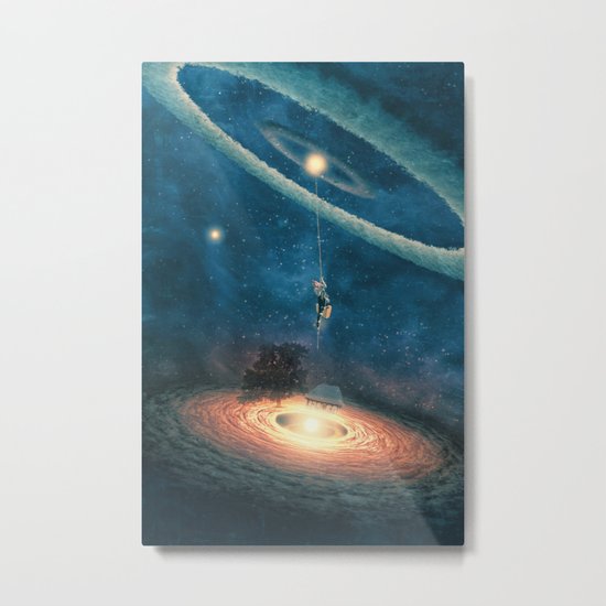 My dream house is in another galaxy Metal Print