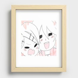 Love and Hate Recessed Framed Print
