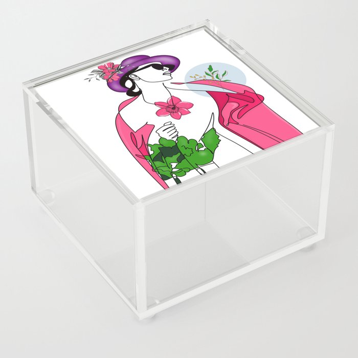  Women Fashion Styles Acrylic Box
