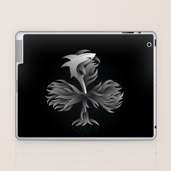 King of Clubs Laptop & iPad Skin