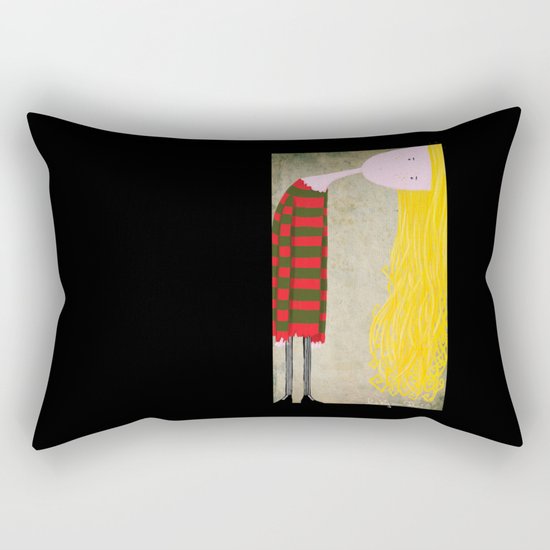 "Unadjusted" Rectangular Pillow