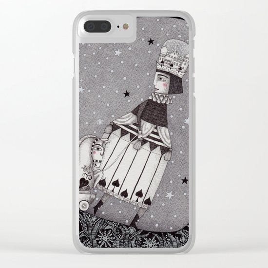 Snow Princess Clear iPhone Case