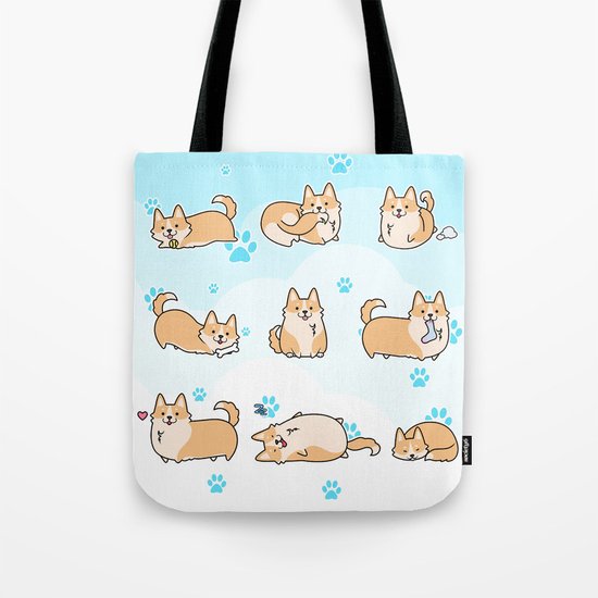 I love corgis Tote Bag