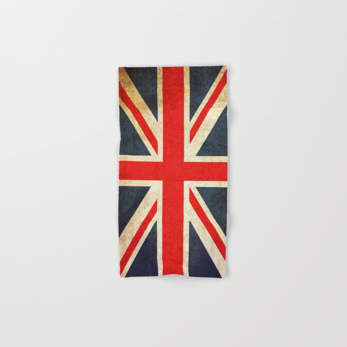 Vintage Union Jack British Flag Hand & Bath Towel