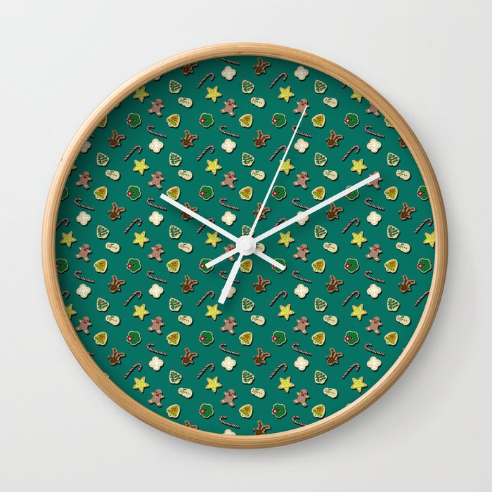 Christmas Cookie (Classic Colors) Wall Clock