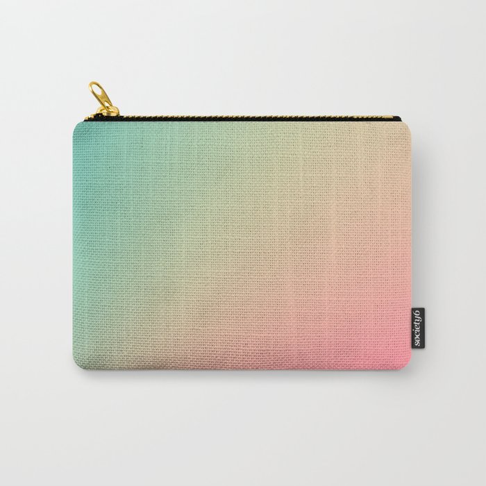 Gradient Colours: Turquoise Pink Pastel Carry-All Pouch
