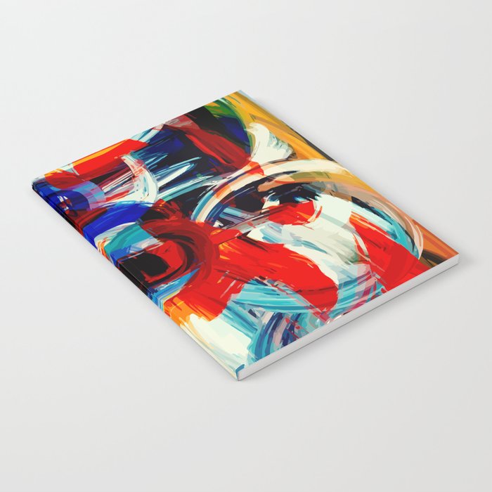 Abstract Action American Painting Notebook