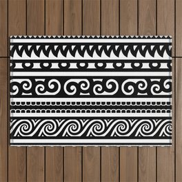 Polynesian Pattern #4 Outdoor Rug