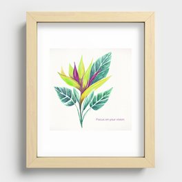 Focus on you vision Recessed Framed Print