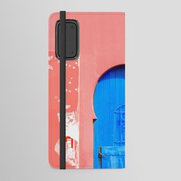 Exotic Door - Blue Entrance - Architecture Android Wallet Case