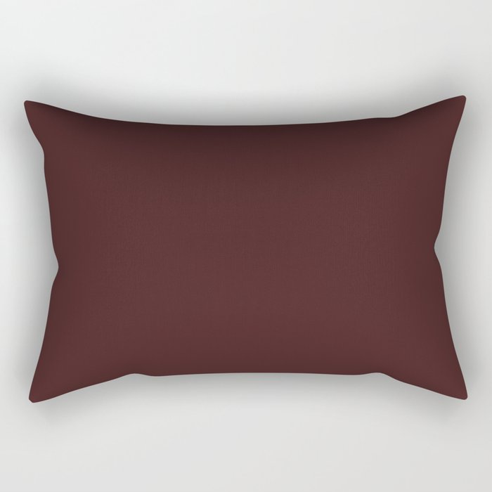 Cola Brown Rectangular Pillow