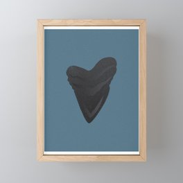 Shark Tooth Framed Mini Art Print