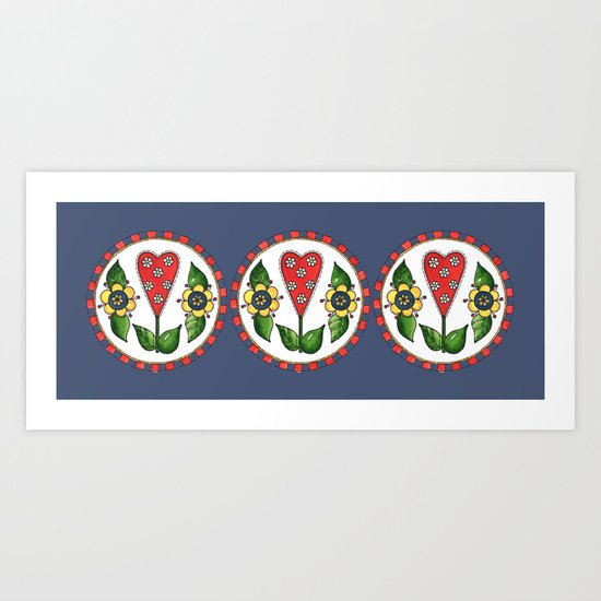 Circles of Love Art Print