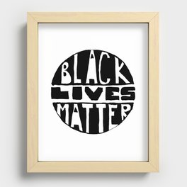 Black Lives Matter Filled Recessed Framed Print
