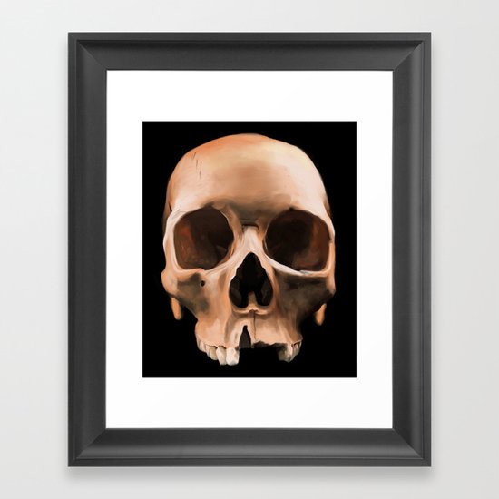 Skull Framed Art Print