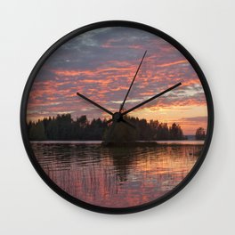 Sunset 2 Wall Clock