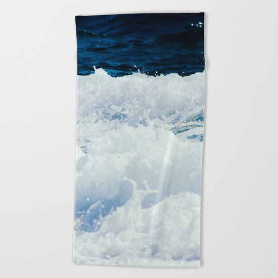 Ocean Waves Beach Towel