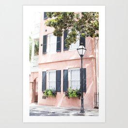 The Peach House - Charleston, SC Art Print