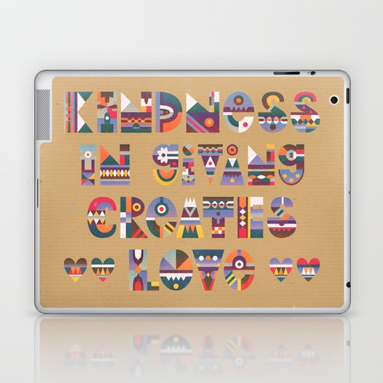 Kindness Laptop & iPad Skin